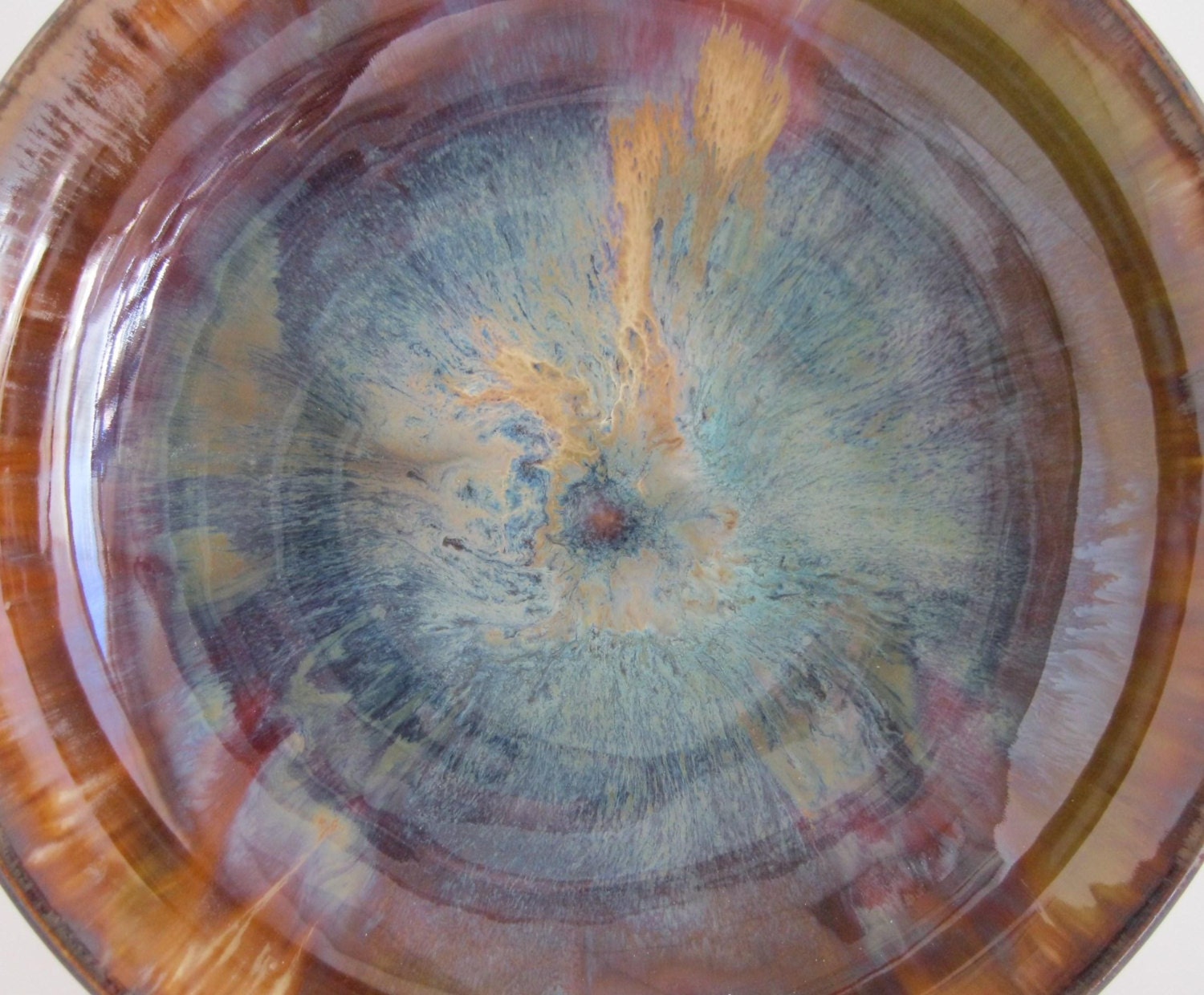Decorative Bowl  - Purple T Glaze