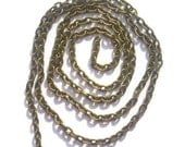 4 metres of antique bronze chain 3mm x 4mm