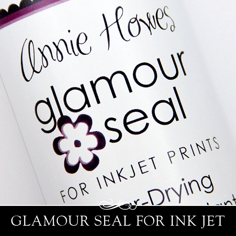 The BEST and ONLY Glaze for InkJet Prints for Glass Pendants. Glamour Seal Dries Faster, too. Strong Adhesive. Annie Howes.