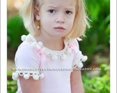 Leotard - Pom Pom - Baby Pink & Cream - Toddler, Girl
