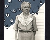 Altered Vintage Photograph-I'm Watching You