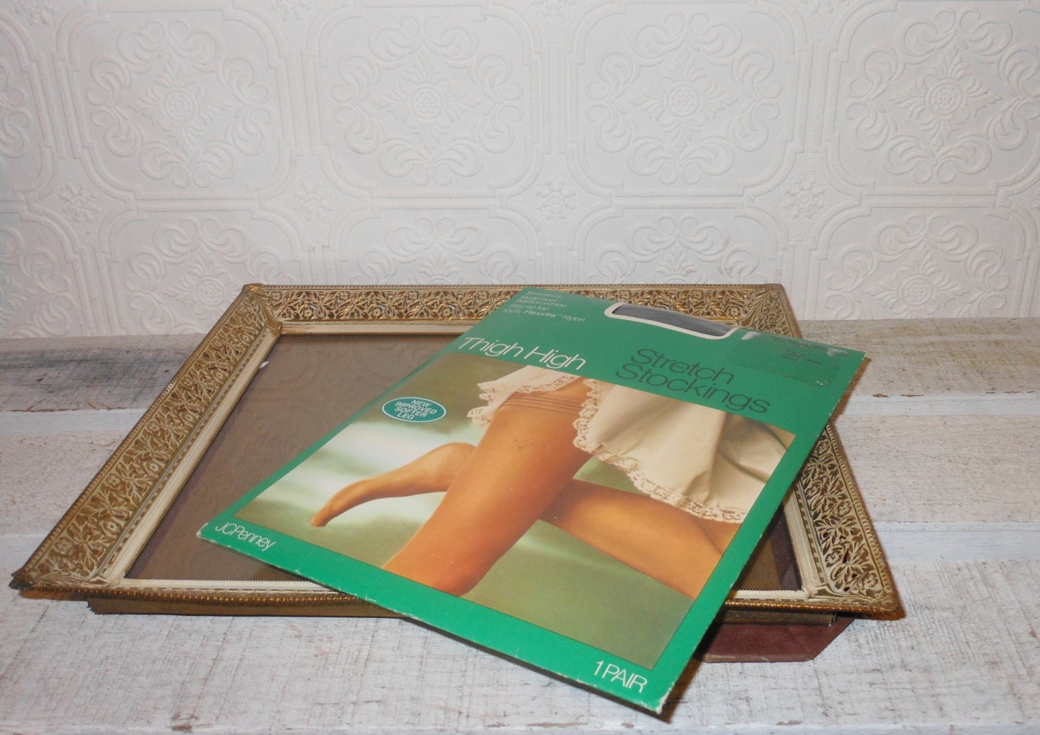 vintage stockings nylons  black stockings jet black