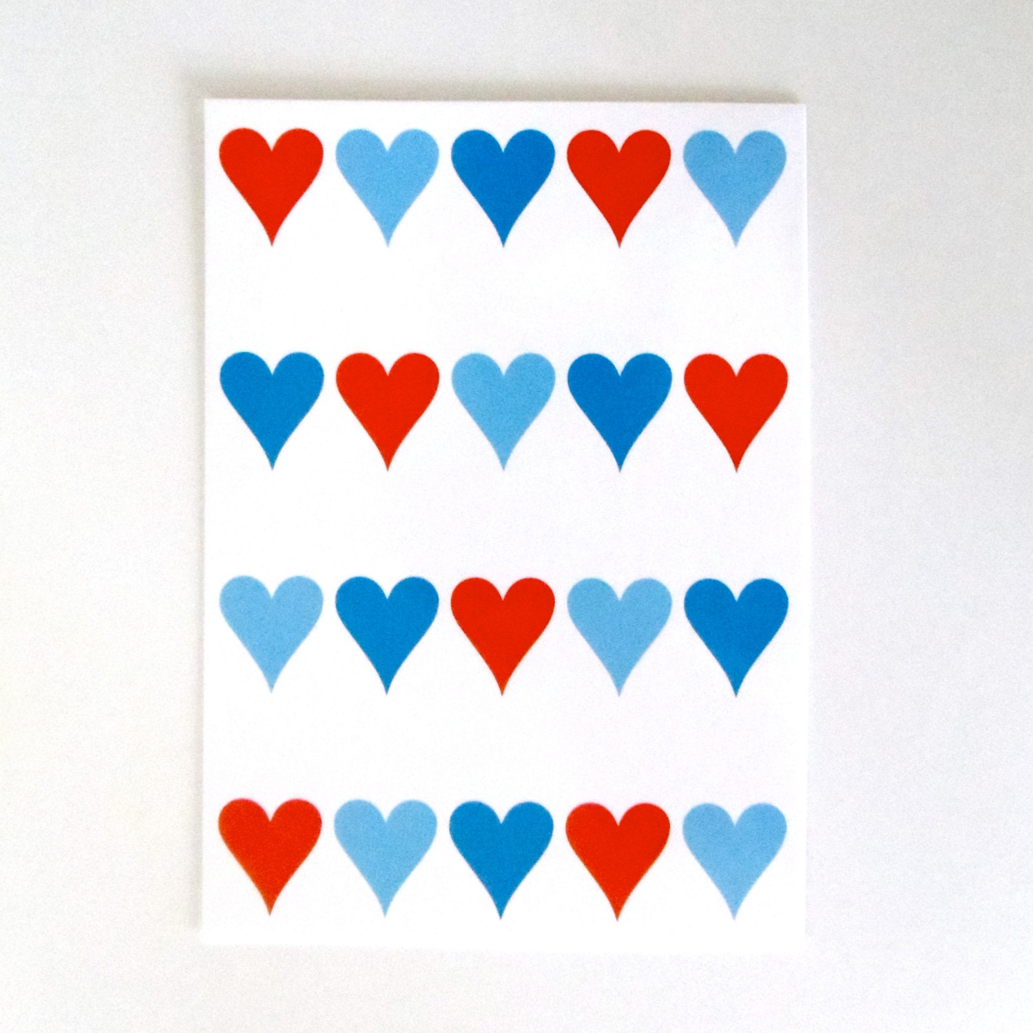 Hearts Postcard