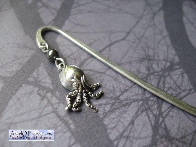 Cthulhu The Great Old One Calls Bookmark with Hematite