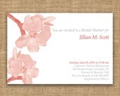 Bridal Shower Invitation - Apple Tree Flower