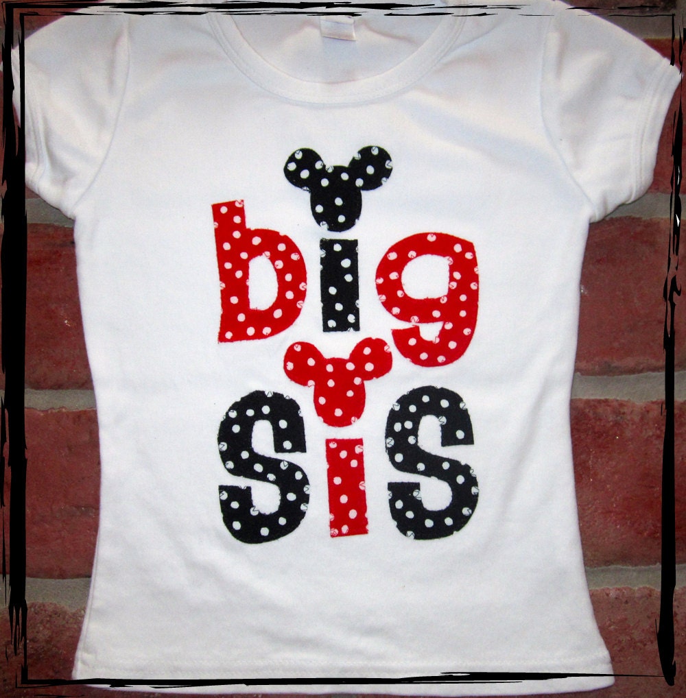 I'm gonna be a BIG SIS MICKEY Onesie or T-Shirt
