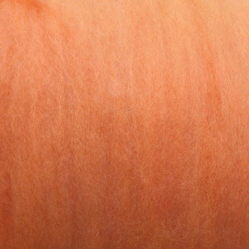2 oz Dreamsicle Orange Dorset-Texel Wool Batts