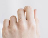 Thread Chain Ring - Recycled Metal