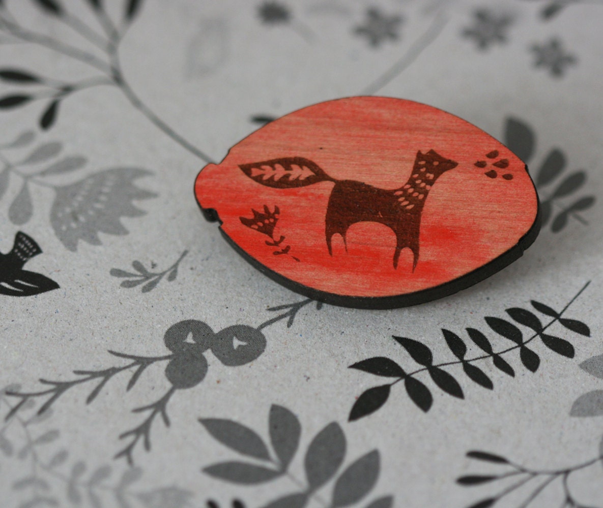 Foxcall Wooden Pin