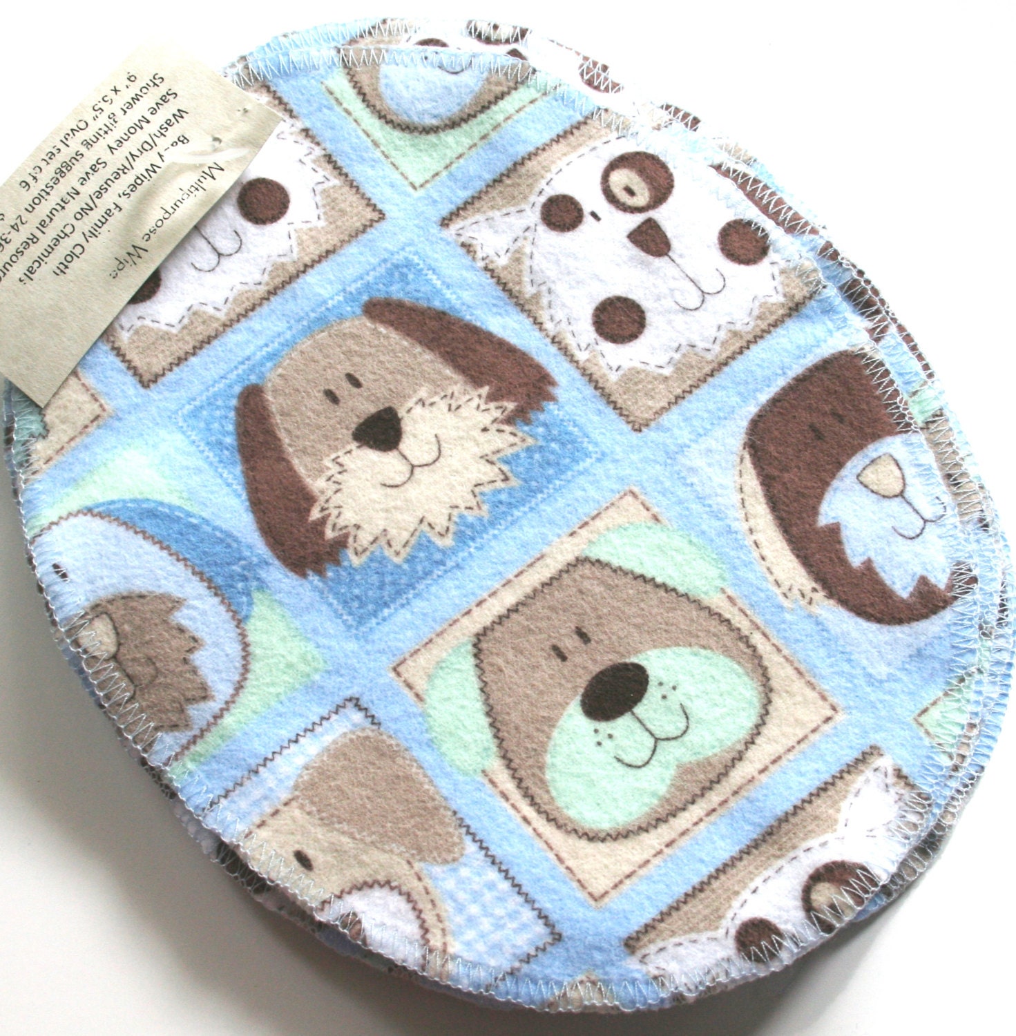 SALE:  Baby Wipes, Puppies on Blue