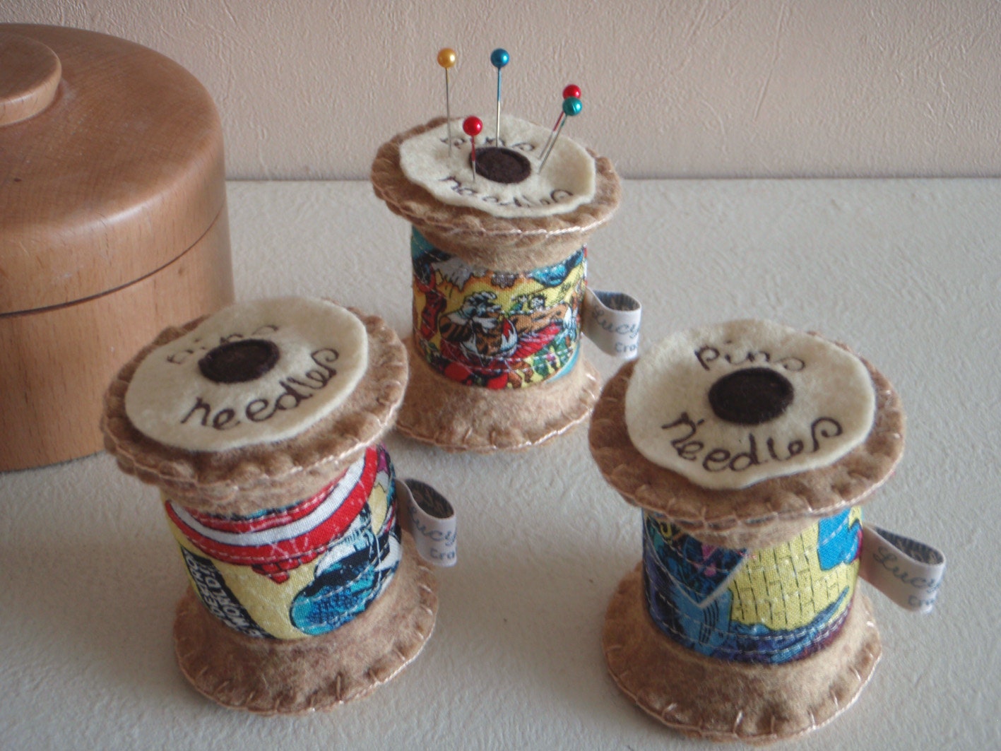 cotton reel pincushion
