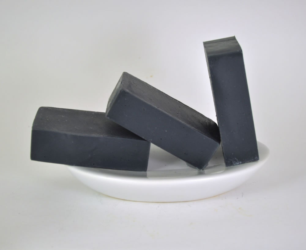 3 Pack of Bamboo Activated Charcoal Soap - All Natural, Detox, Vegan