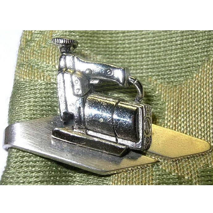 Vintage Tie Clasp Power Saw Table Saw Geekery Jewelry
