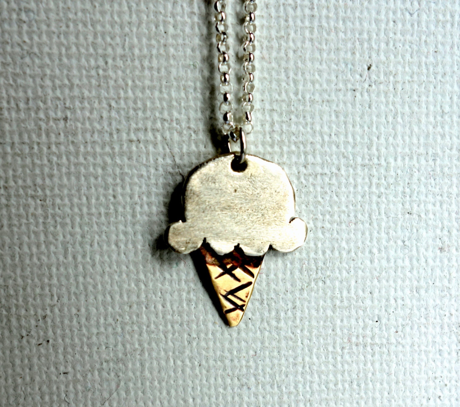 Ice Cream Cone Pendant