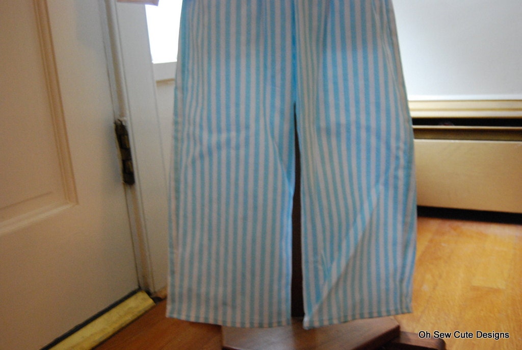 Cute Blue Stripe Pants--Sizes 6 month-3T