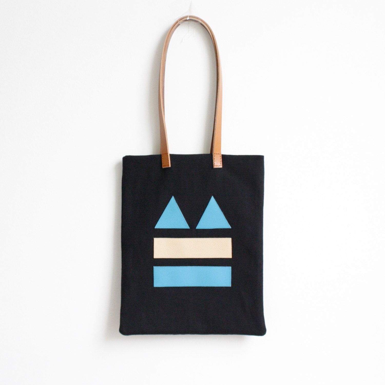 Geometric tote bag
