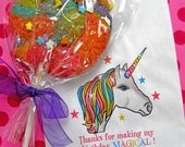 Unicorn Birthday Party, Favor bags, candy bags, Candy Buffet, Birthday party, Sweets, Treats, Set of 24