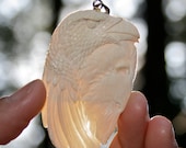 Bear Eagle Spirit Totem Bone Pendant Spring Sale