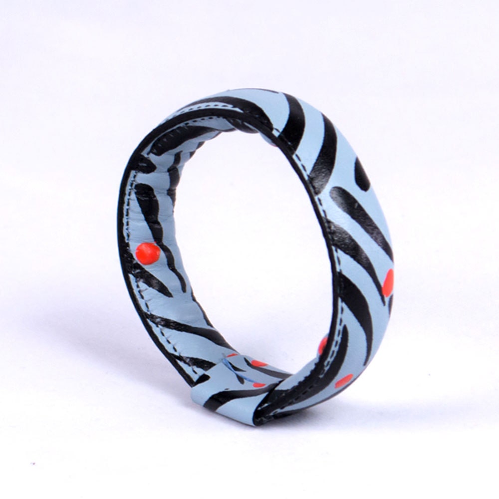 Leather bangle