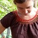 made to order short sleeved crochet yoke smock dress