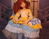 Hat knee high socks, dress,slip Kaye Wiggs, Dollstown, Lasher, Dollmore MSD BJD Doll