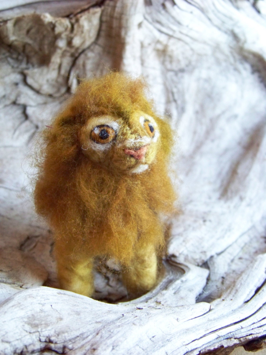 Needle Felted Lion