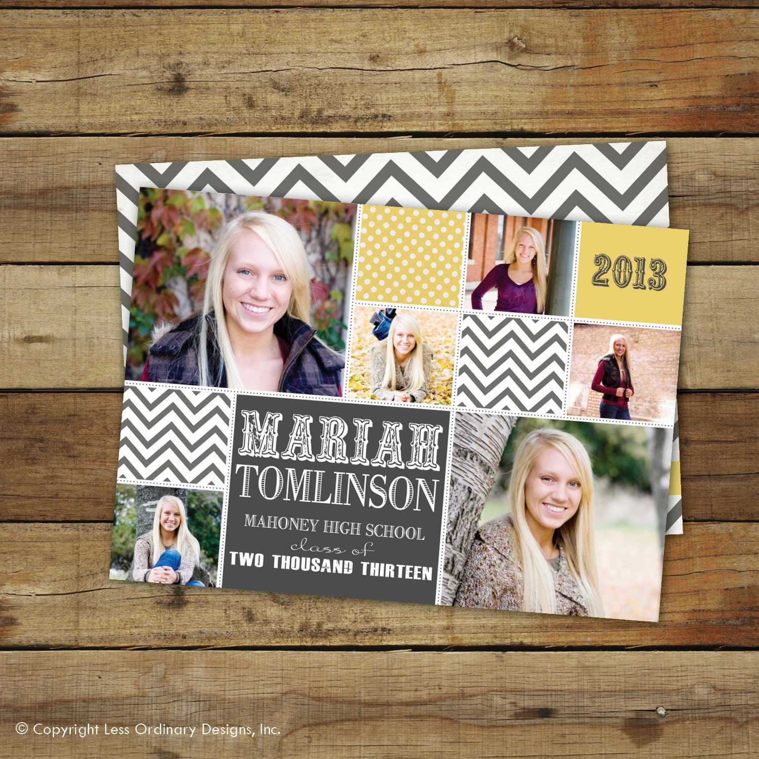 Photo graduation announcement, photo card, photo collage