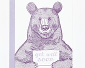 Get Well Card (Kingdom Animalia: Bear)