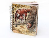 Mama Fox - Wire-Bound Recycled Art Journal