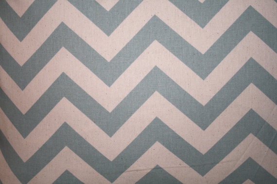 Blue Chevron Chevron Fabric Swatch