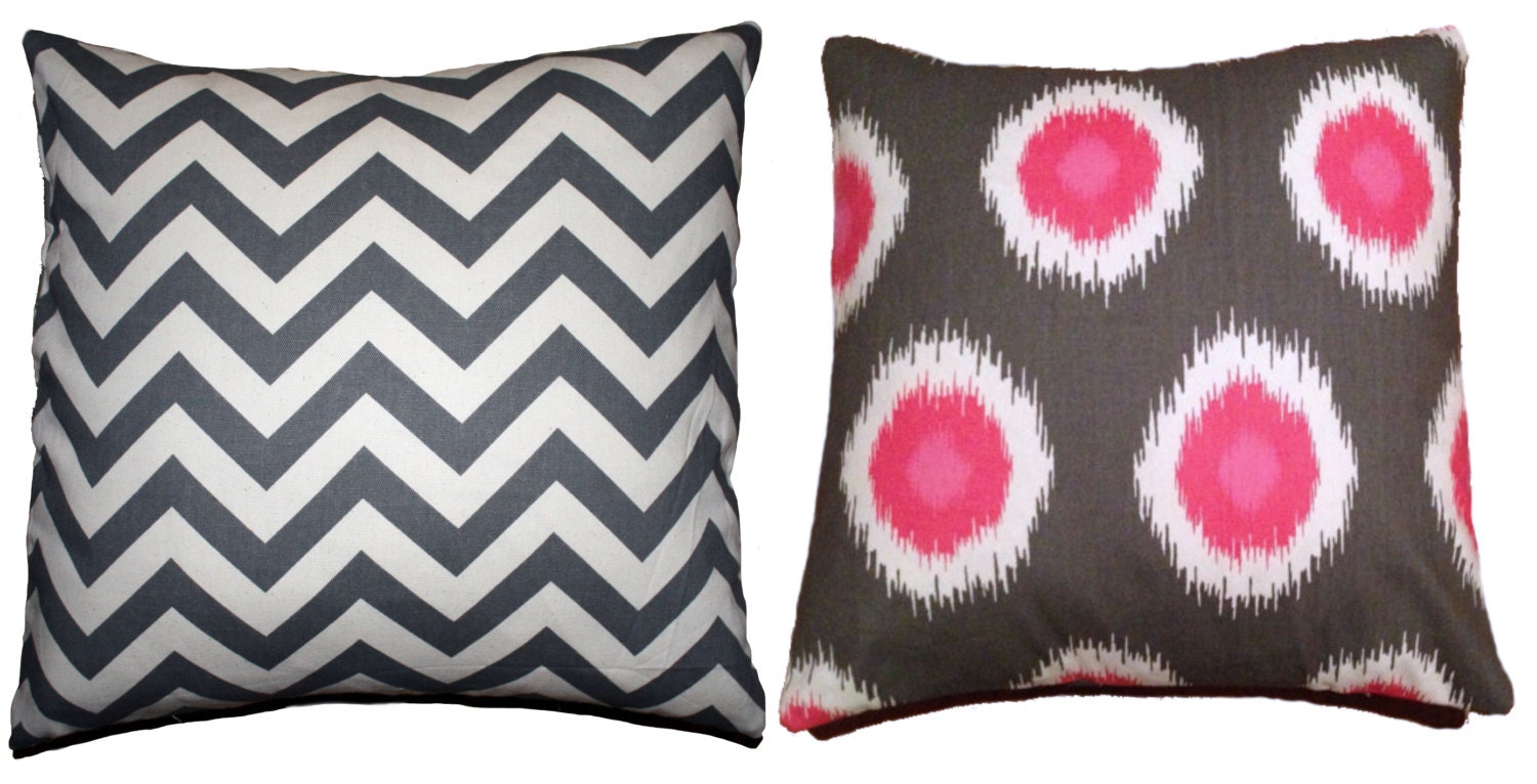 Chevron Pillow Cover Set of 2 16" x 16"