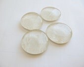 Natural Wood Grain Magnets - Set of 4