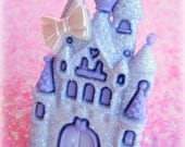 Fairy tale purple castle ring