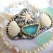 Elegant Seaglass, Starfish, and Pearl Necklace