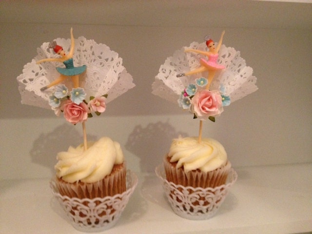 Ballerina Cupcake Toppers set of 6 for Ballerina Party Il_170x135