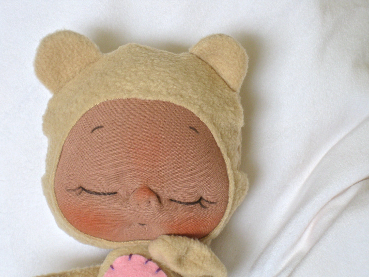 Plush Teddy Bear Doll by BeBe Babies