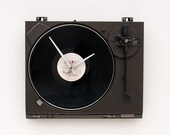 Recycled Technics Turntable Clock