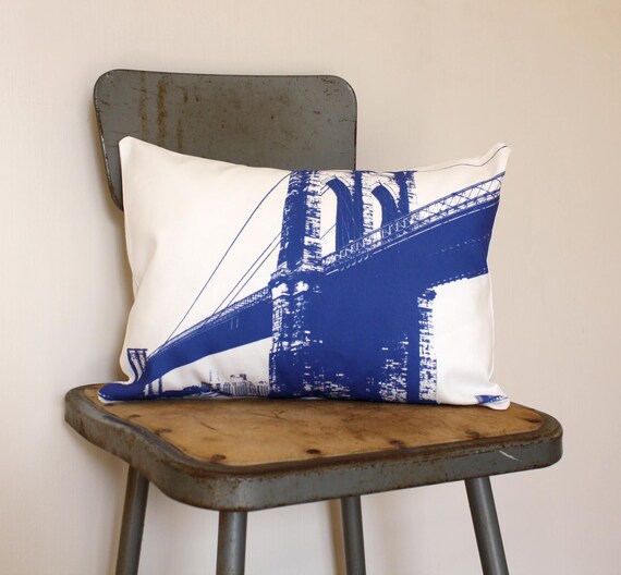 COVER ONLY - Brooklyn Bridge - Urban Throw Style no12 -  New York City