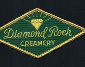 Vintage Uniform Patch Diamond Rock Creamery