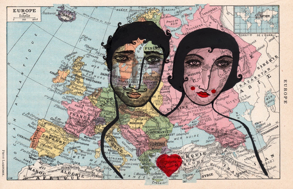 Honeymoon- Archival Art Print- Travel, Europe, Couple, Love