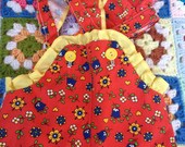 Swedish Flower Overalls 12-18 Months