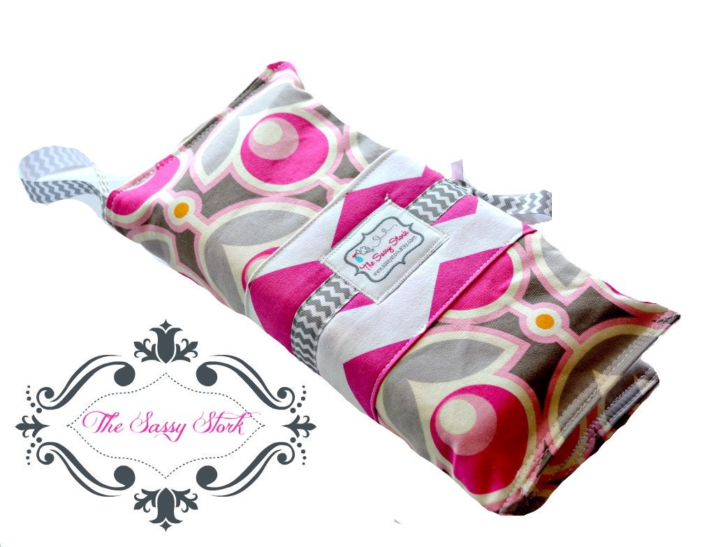 Notting Hill Diaper Clutch with matching changing pad
