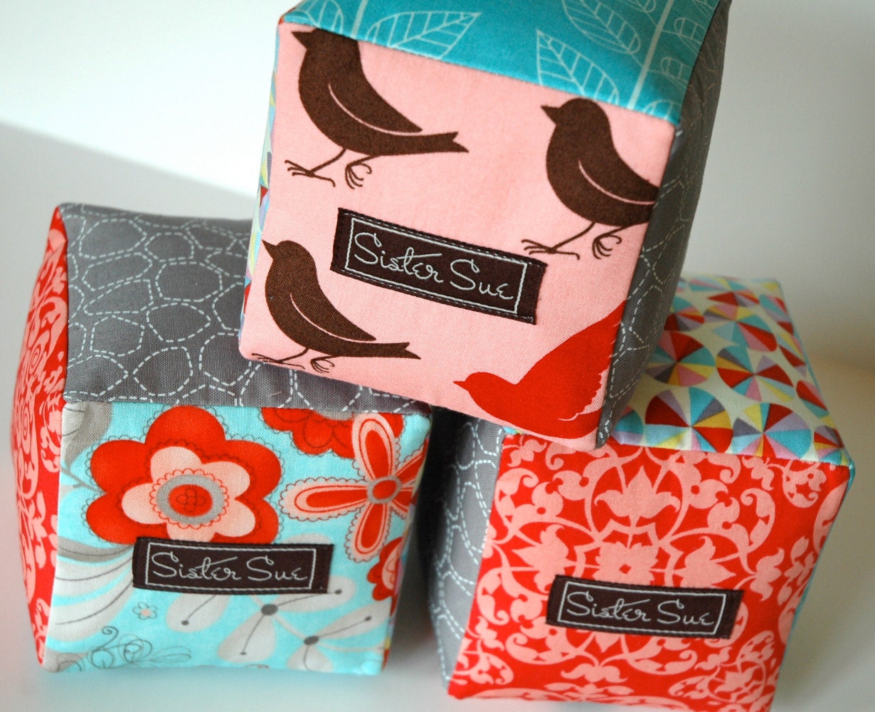 NEW - Chirp Cloth Play Blocks (Set of 3)