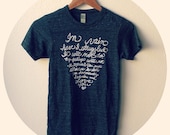 Mr. Darcy Proposal/Pride and Prejudice Shirt. XS Unisex Crew Neck T-shirt in Eco Black