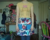 Upcycled Vintage Half Apron