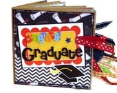 Graduation Premade Paper Bag Scrapbook - photo ablum