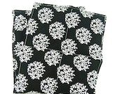 Hip/Back Heat Pack Extra Long Hot/Cold Therapy Pack,  Heating Pad, Heat Pack, Microwavable Black White Floral, Fibromyalgia Yoga Gift Guide