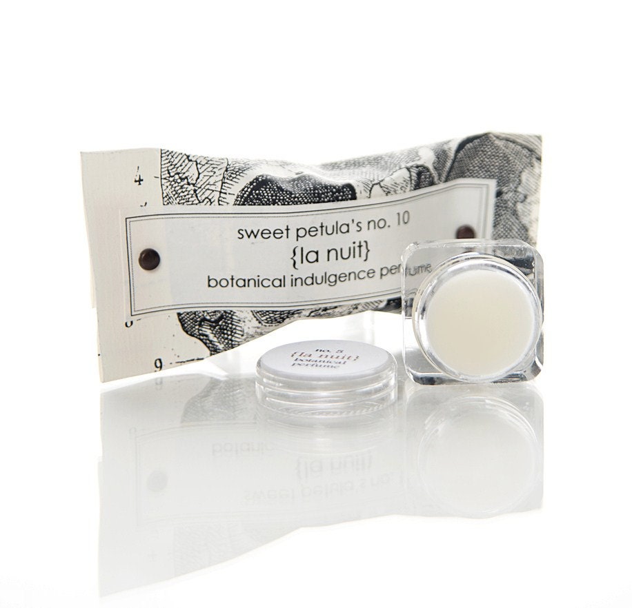 Amber, Musk & Vanilla Solid Perfume - La Nuit - No. 10