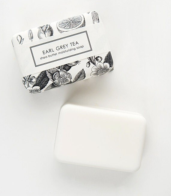 Earl Grey Tea Shea Butter Soap - Bath Sized Bar by
sweetpetula