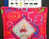 I Spy Bag - Mini with SEWN Word List and Detachable PICTURE LIST- Pink Numbers